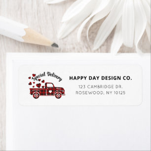 Special Delivery Valentines Day Small Business Label