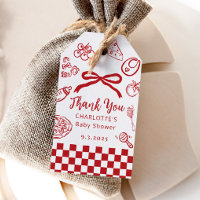 Special Delivery Whimsical Bow Italian Baby shower