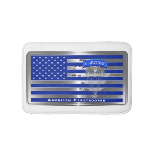 Special Designed American Paratrooper Flag Bath Mat