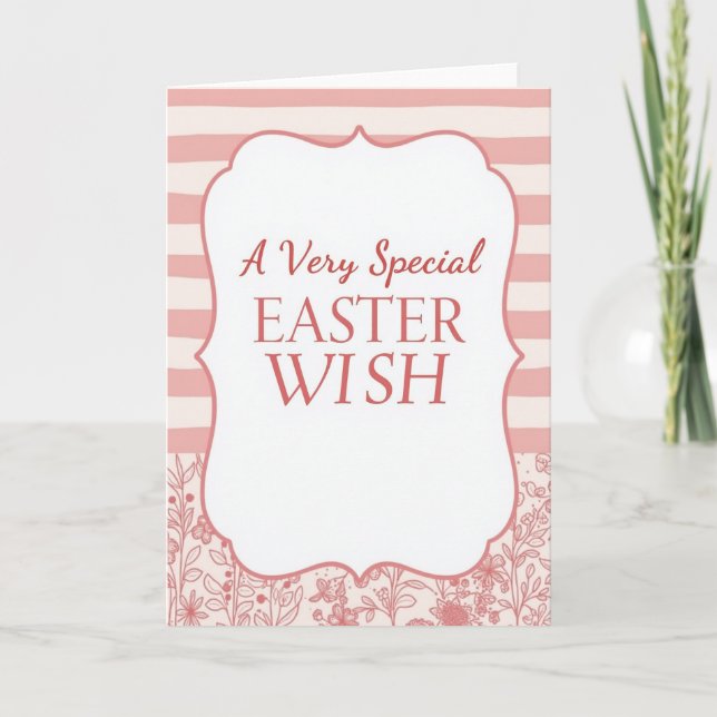 Special Easter Wish Card (Front)