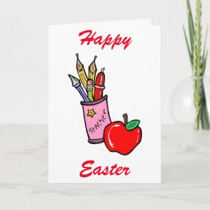 **SPECIAL EASTER WISHES TO MY TEACHER*** CARD