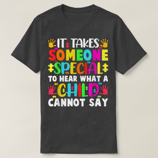 Special Ed Paraprofessional Cute Teacher Education T-Shirt (Design Front)