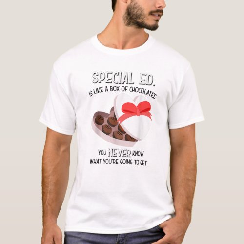 Special Ed School Teacher Valentines Day T_Shirt