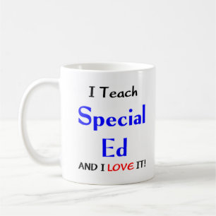 special ed teach & love coffee mug