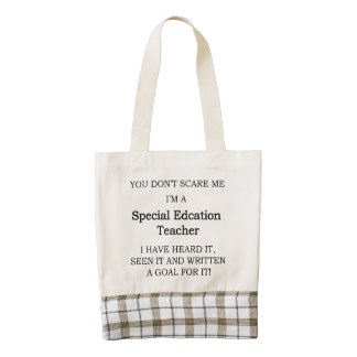 Special Ed. Teacher Zazzle HEART Tote Bag