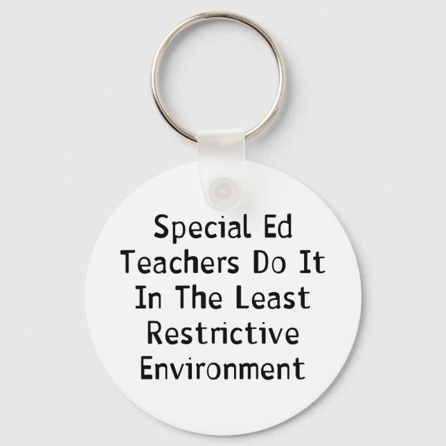Special Ed Teachers Keychain (Front)