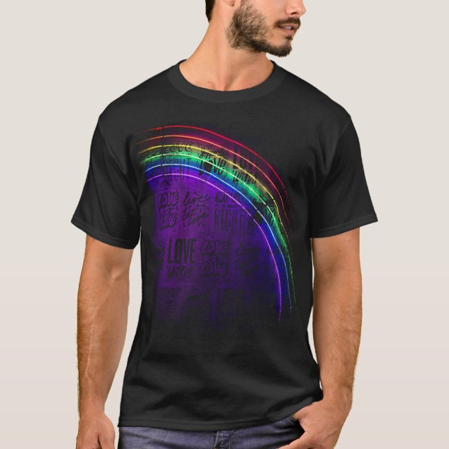 Special Edition Attractive Rainbow Style T-Shirt (Front)