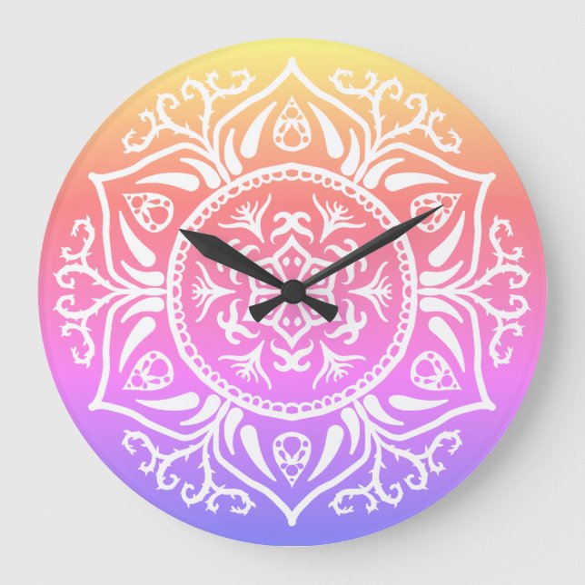 Special Edition Rosenn Mandala Large Clock (Front)