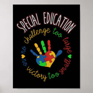 Special Education and Autism Awareness Teacher  Poster