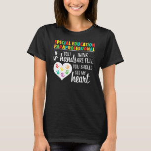 Special Education Paraprofessional Cute Appreciati T-Shirt
