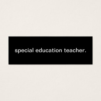 special education teacher