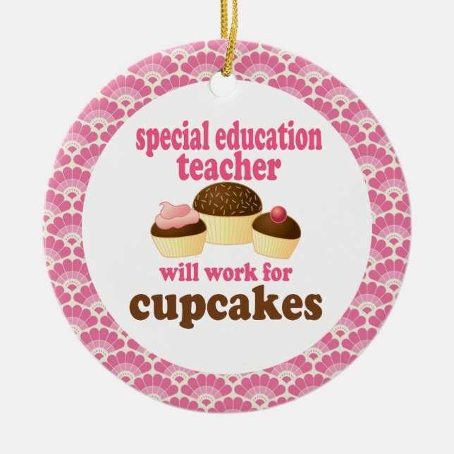 Special Education Teacher Gift Ornament (Front)
