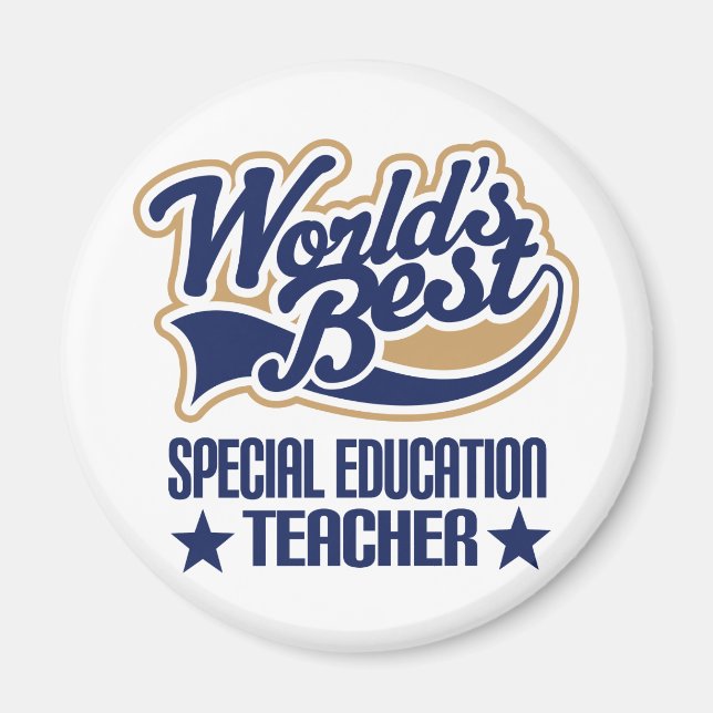 Special Education Teacher Gift (Worlds Best) Magnet (Front)