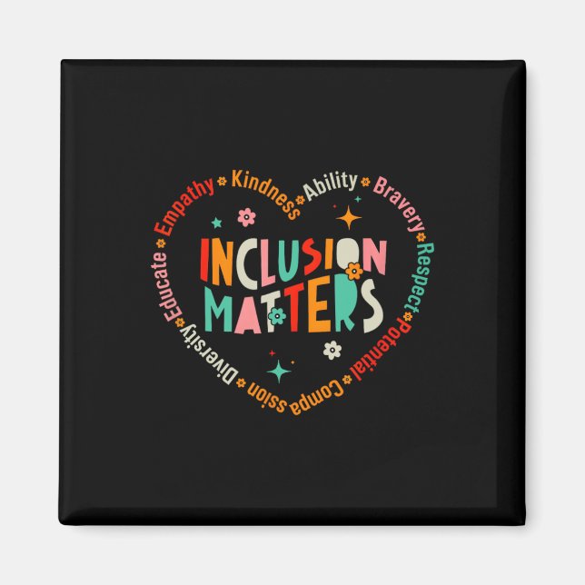 Special Education Teacher Inclusion Problems Autis Magnet (Front)