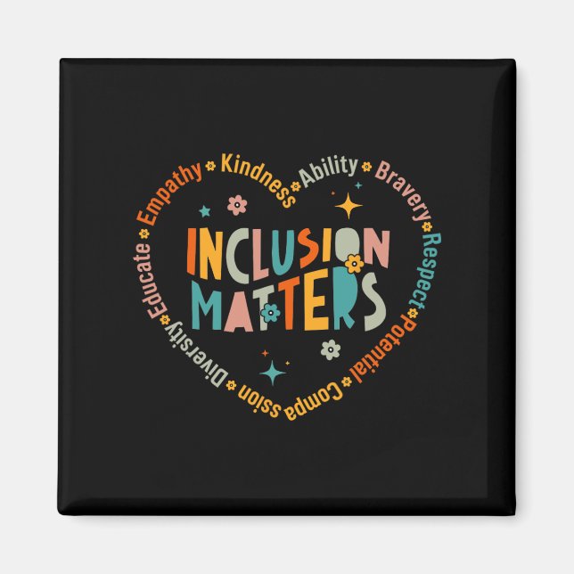 Special Education Teacher Inclusion Problems Autis Magnet (Front)