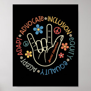 Special Education Teacher Inspirational Sped Teach Poster