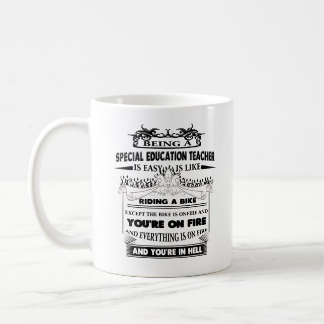 Special Education Teacher Mug Gifts Women Men (Left)