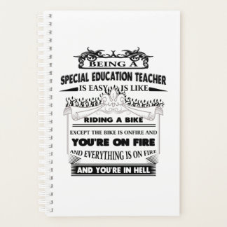 Special Education Teacher Planner Gifts Women Men