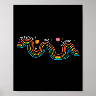 Special Education Teacher Progress Not Linear Sped Poster