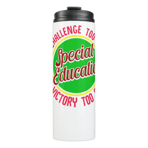 Special Education Teacher T_Shirt Support Autism Thermal Tumbler