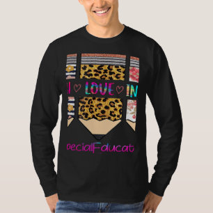 Special Education Tie Dye Teach Love Inspire Penci T-Shirt