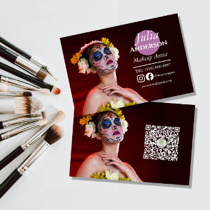 special effect costume Makeup Artist MUA photo Business Card