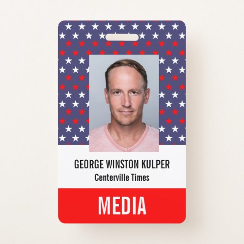 SPECIAL ELECTION EVENT SECURITY  ID BADGE