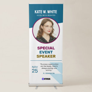 Special Event Guest Custom Retractable Banner