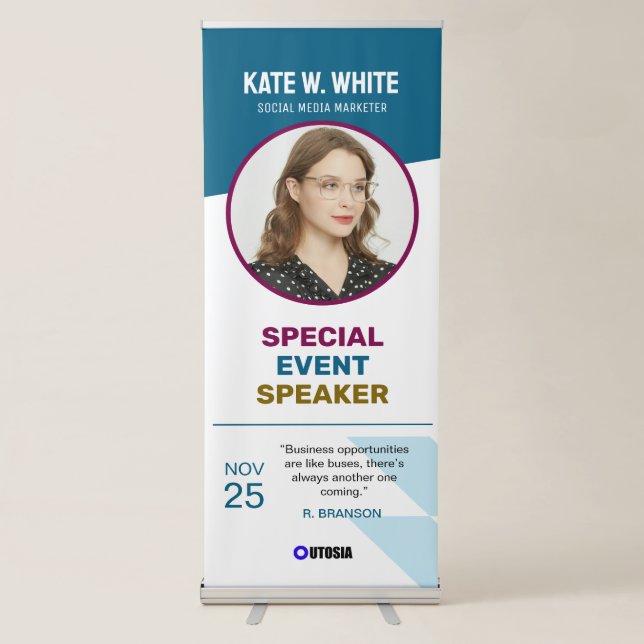 Special Event Guest Custom Retractable Banner (Front)