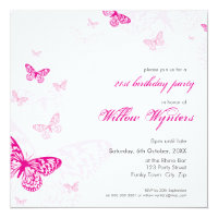 SPECIAL EVENT INVITES :: butterflies 1SQ