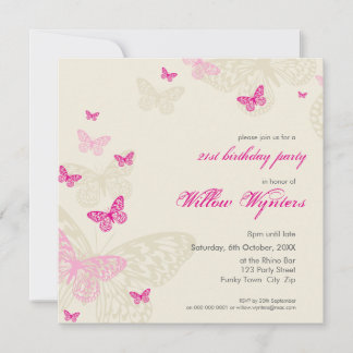 SPECIAL EVENT INVITES :: butterflies 4SQ