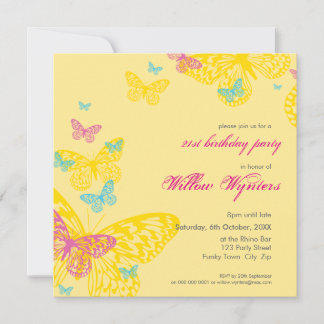 SPECIAL EVENT INVITES :: butterflies 6SQ