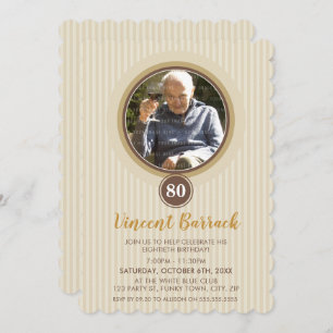 SPECIAL EVENT INVITES lovely photo spot gold