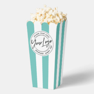 Special Event Movie Night Company Logo Popcorn Favor Boxes