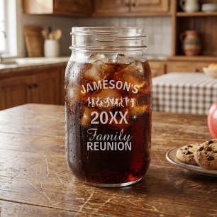Special Event or Family Reunion ID164 Mason Jar