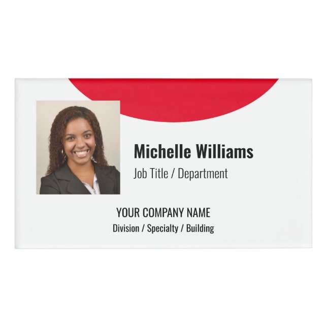 Special Event PHOTO Name Tag (Front)