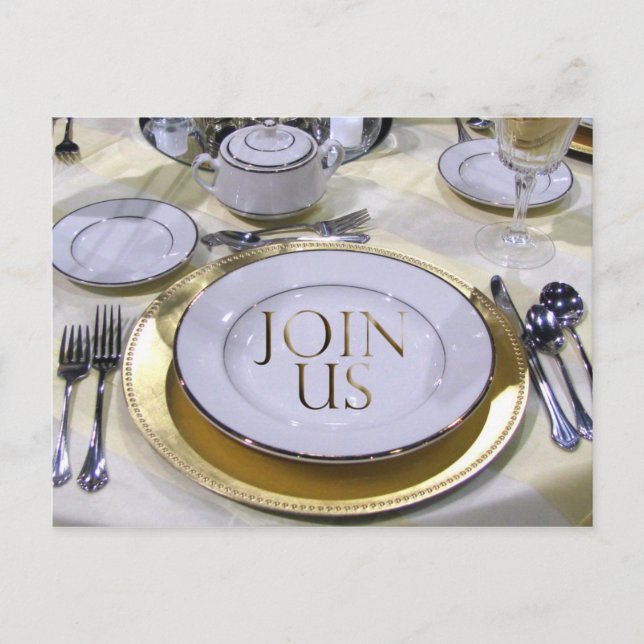 Special event postcard invitation (Front)