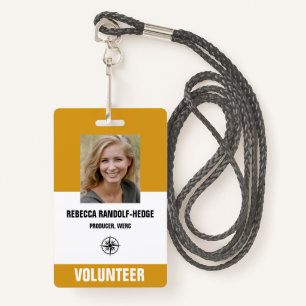 SPECIAL EVENT VOLUNTEER PASS - Photo I.D. Badge