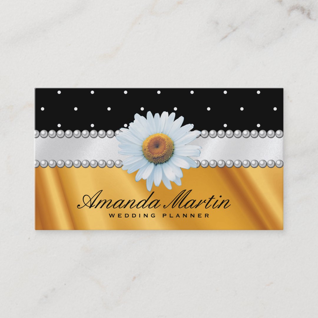 Special Events Polka Dots & Drapery Business Card Zazzle