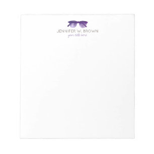 Special Eye Glasses Spectacles Notepad