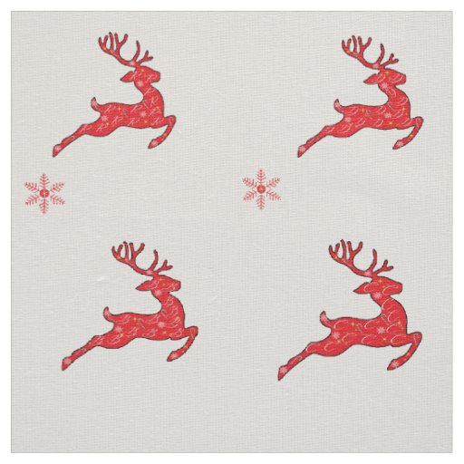 Special FABRICS - Reindeer Design Fabric