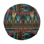 Special Fantasy Pattern Abstract Colorful Fractal Baseball at Zazzle