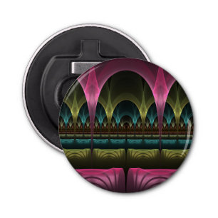 Special Fantasy Pattern Abstract Colorful Fractal Bottle Opener