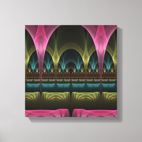 Special Fantasy Pattern Abstract Colorful Fractal Canvas Print
