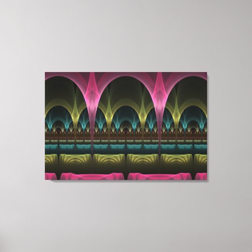 Special Fantasy Pattern Abstract Colorful Fractal Canvas Print