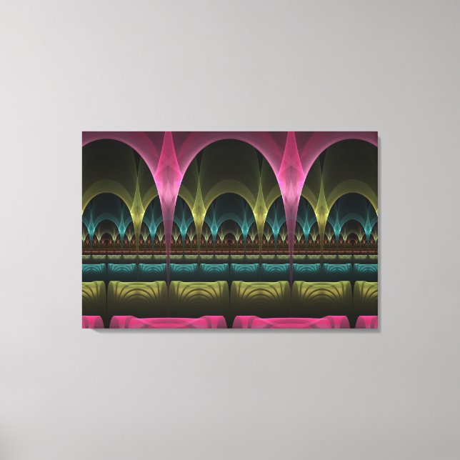 Special Fantasy Pattern Abstract Colorful Fractal Canvas Print (Front)