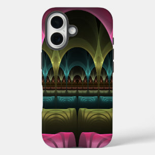 Special Fantasy Pattern Abstract Colorful Fractal iPhone 16 Case