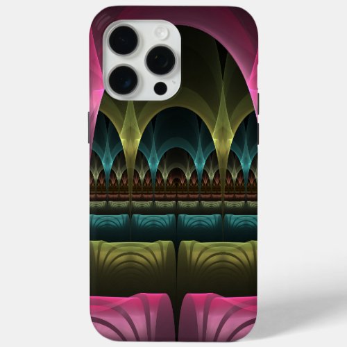 Special Fantasy Pattern Abstract Colorful Fractal iPhone 15 Pro Max Case