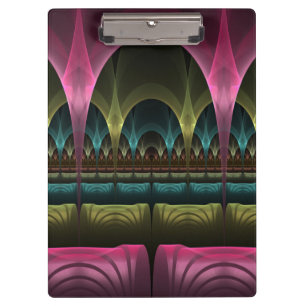 Special Fantasy Pattern Abstract Colorful Fractal Clipboard