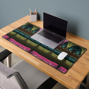 Special Fantasy Pattern Abstract Colorful Fractal Desk Mat